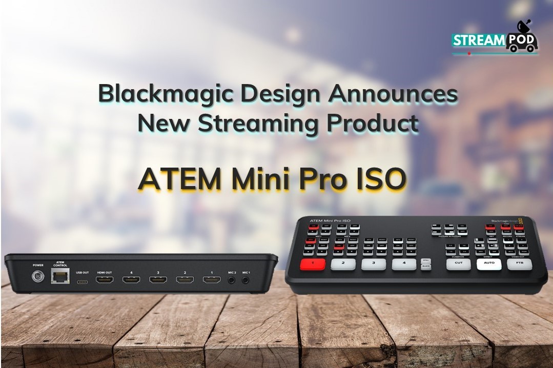 ATEM Mini Pro ISO  Production Workflow 